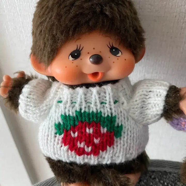 [BUNJANG] Vintage Monchhichi Knit Set / 몬치치 고전 니트셋트