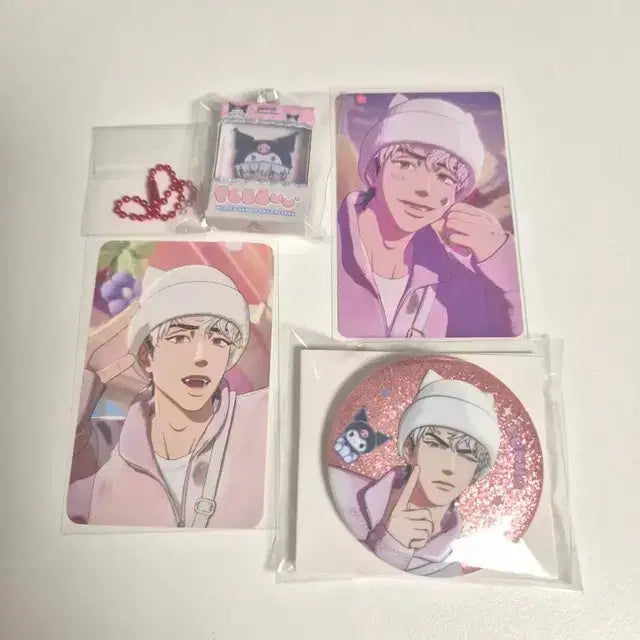 [BUNJANG] Plaeve Ppuloo Eunho Can Badge Miniature Keyring KETAPO POB Set / 플레이브 플뿌 은호 캔뱃지 미니어처키링 케타포 미공포 앨포 포카 세트
