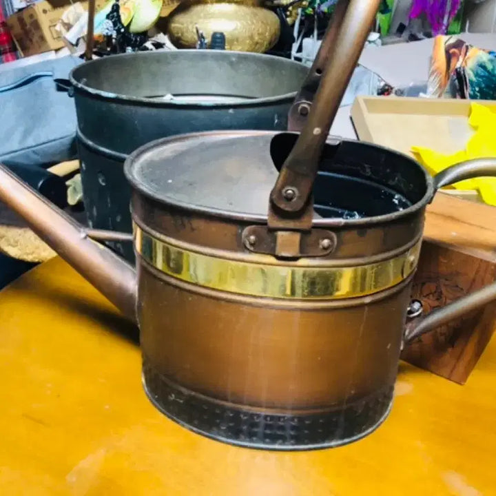 [BUNJANG] Antique Copper Watering Can Interior Prop / 구리 물뿌리개 물조로 엔틱 인테리어 소품 골동품 대