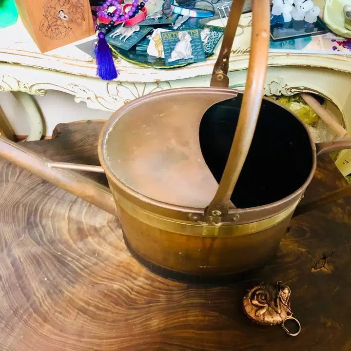 [BUNJANG] Antique Copper Watering Can Interior Prop / 구리 물뿌리개 물조로 엔틱 인테리어 소품 골동품 대