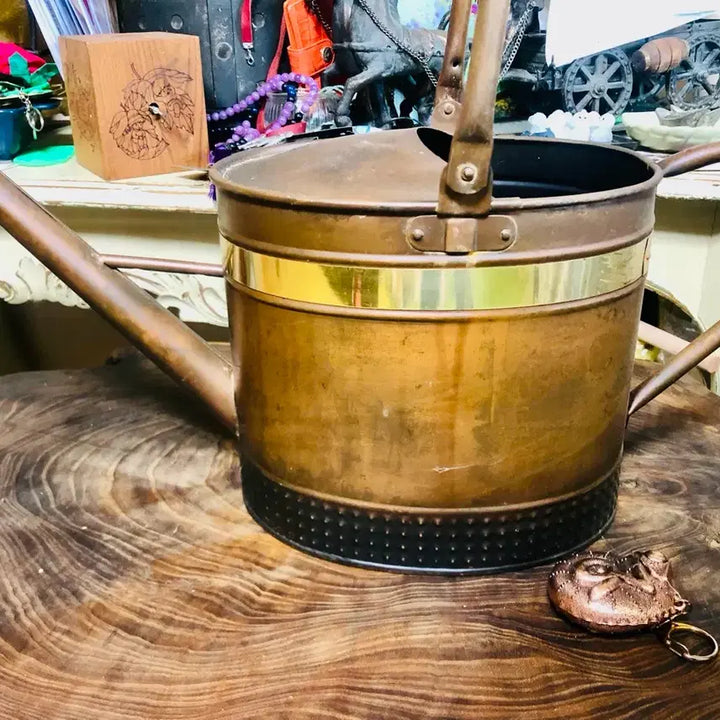 [BUNJANG] Antique Copper Watering Can Interior Prop / 구리 물뿌리개 물조로 엔틱 인테리어 소품 골동품 대