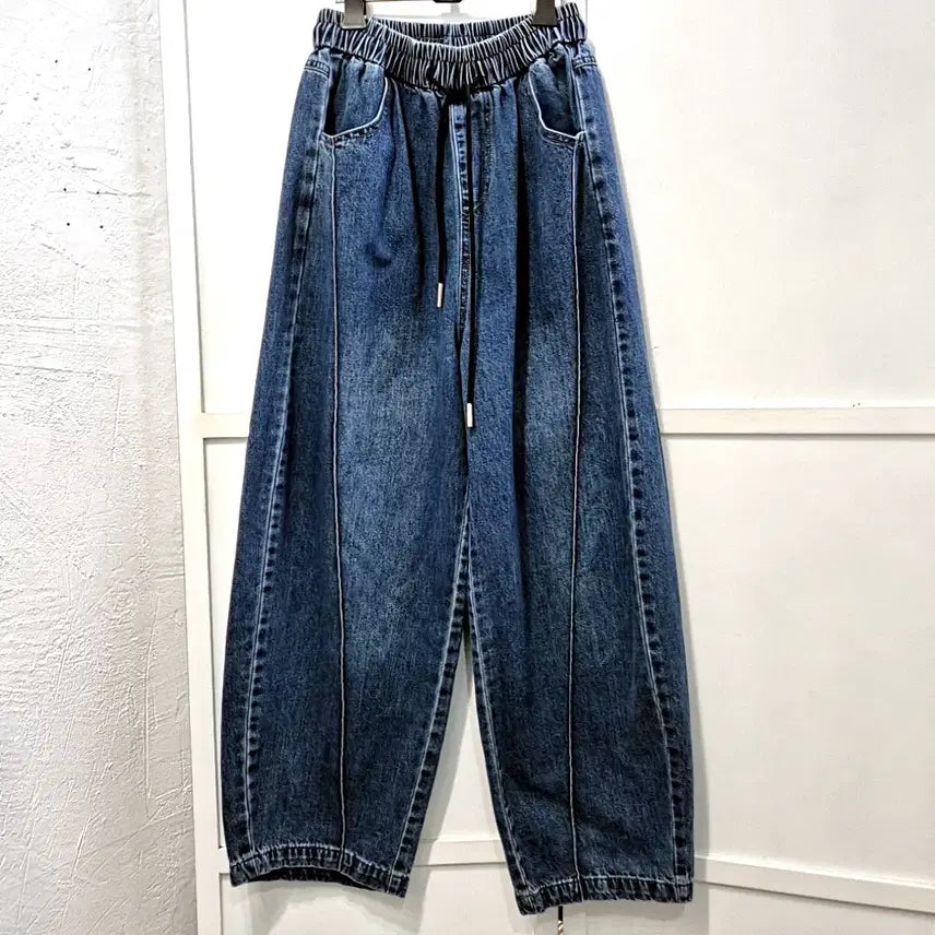 [BUNJANG] GGPX Balloon Wide Denim Pants / GGPX 벌룬 와이드 데님 팬츠