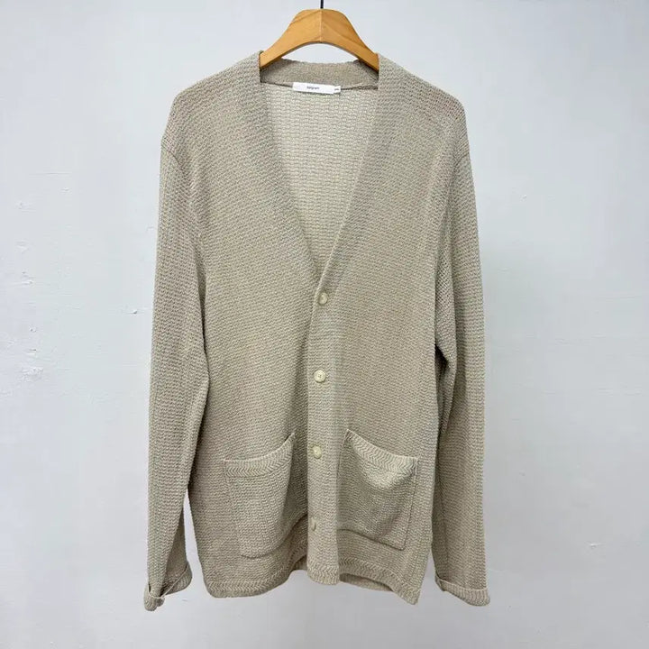 [BUNJANG] Epigram Loose Fit Cardigan Beige XXL (110) / 에피그램 가디건 XXL 110 루즈핏 베이지 남자 가디건 JS49