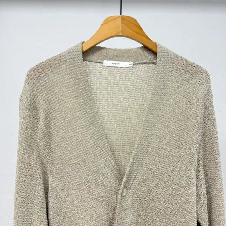 [BUNJANG] Epigram Loose Fit Cardigan Beige XXL (110) / 에피그램 가디건 XXL 110 루즈핏 베이지 남자 가디건 JS49