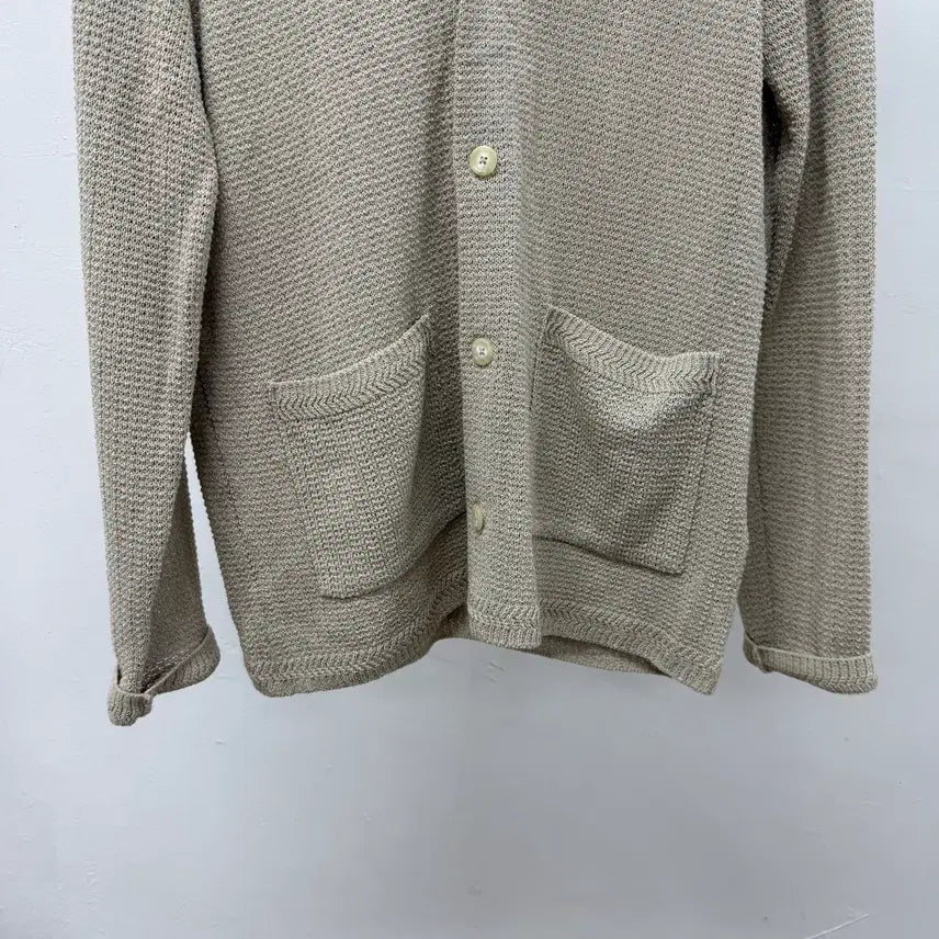 [BUNJANG] Epigram Loose Fit Cardigan Beige XXL (110) / 에피그램 가디건 XXL 110 루즈핏 베이지 남자 가디건 JS49