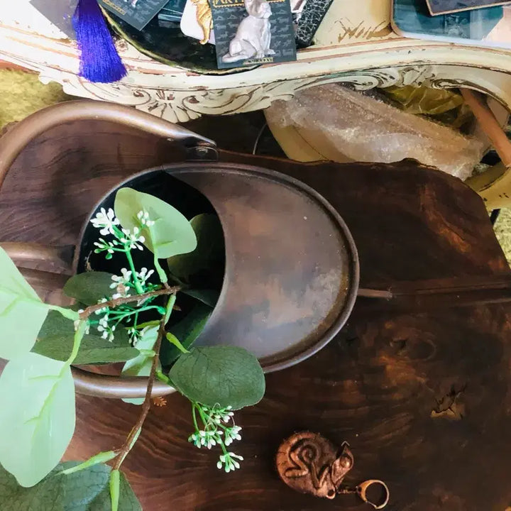[BUNJANG] Antique Copper Watering Can Interior Prop / 구리 물뿌리개 물조로 엔틱 인테리어 소품 골동품 중