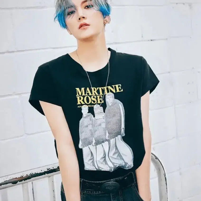 [BUNJANG] Martine Rose Printed Short Sleeve T-Shirt / 마틴 로즈 프린팅 반팔 티셔츠