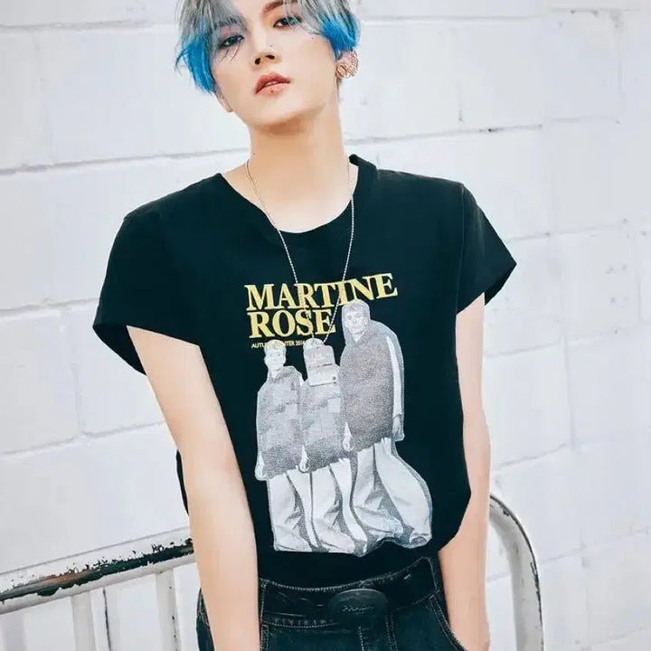 [BUNJANG] Martine Rose Printed Short Sleeve T-Shirt / 마틴 로즈 프린팅 반팔 티셔츠