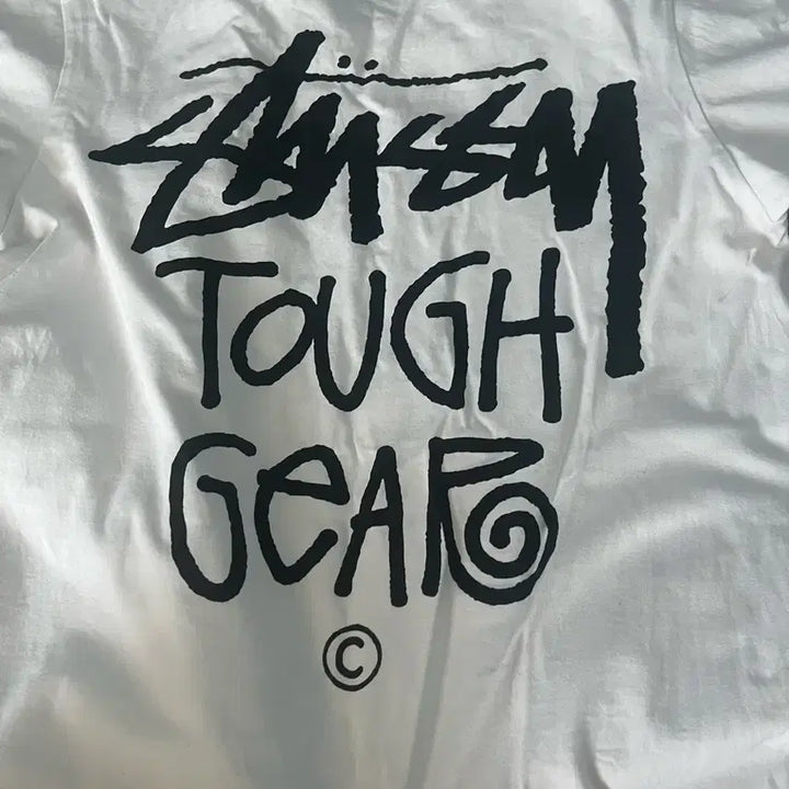 [BUNJANG] Stussy Tough Gear T-shirt M Size / 스투시 터프기어 반팔티 m사이즈