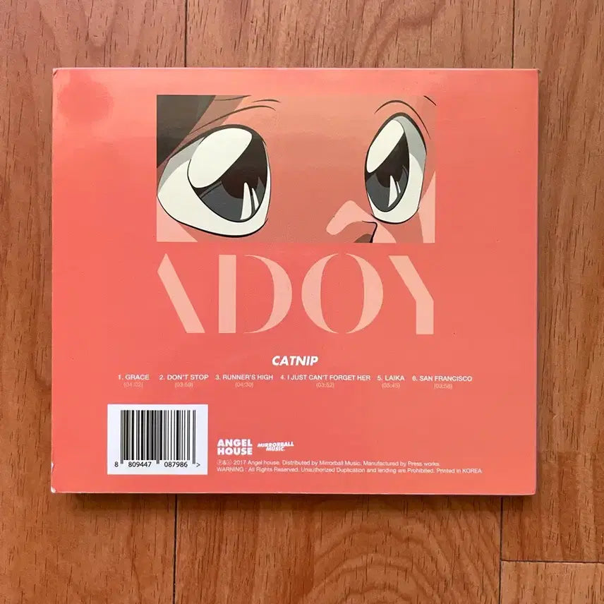 [BUNJANG] ADOY CATNIP Signed CD / [CD, 사인반]ADOY - CATNIP