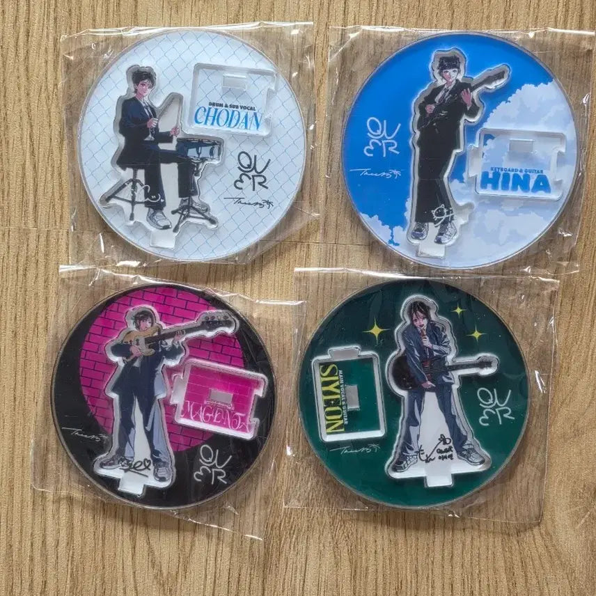 [BUNJANG] QWER Acrylic Coaster Bundle Set / QWER 아크릴 코스터