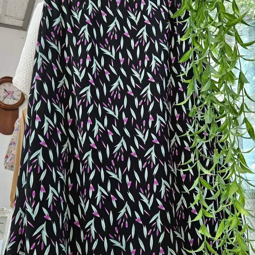 [BUNJANG] Imvely Flower Pattern Long Skirt (S) / 임블리 플라워 패턴 롱스커트(S)