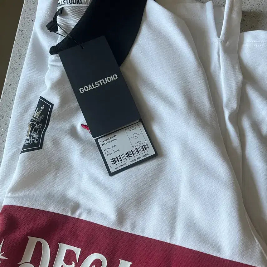[BUNJANG] Faker 10th Anniversary T-Shirt White/Black Large / 페이커 10주년 기념 티셔츠 새제품