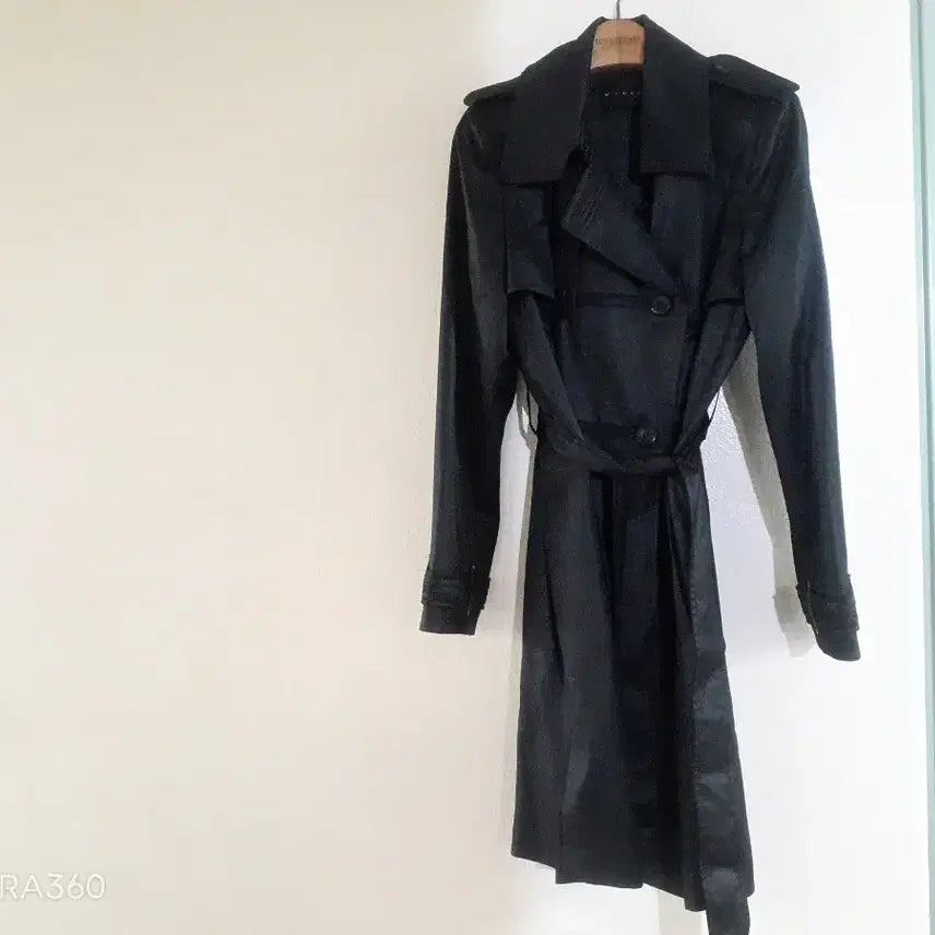 [BUNJANG] It Michaa Black Wool Blend Trench Coat / 잇미샤 미샤 트렌치코트 트렌치자켓 명품자켓 명품코트 바바리 가디건 트렌치