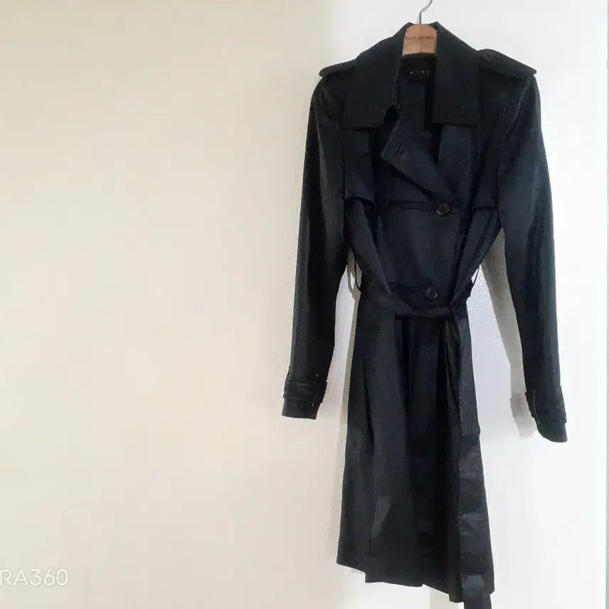 [BUNJANG] It Michaa Black Wool Blend Trench Coat / 잇미샤 미샤 트렌치코트 트렌치자켓 명품자켓 명품코트 바바리 가디건 트렌치