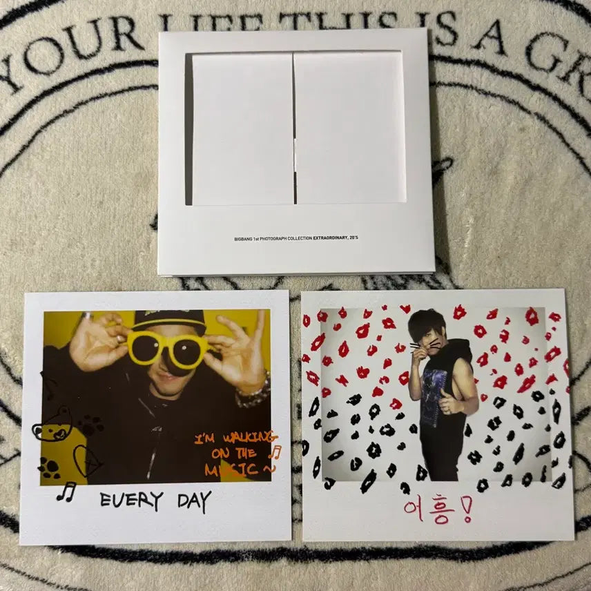 [SOLD OUT] 빅뱅 태양, 강대성 폴라로이드&amp;액자 세트