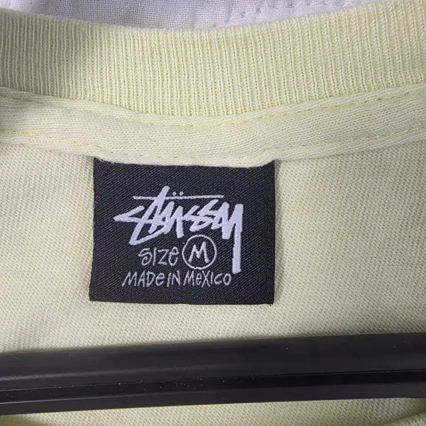 [BUNJANG] Stüssy Midnight Insanity T-Shirt Pale Yellow M / 스투시 미드나잇 인세니티 티셔츠 (Pale Yellow / M)