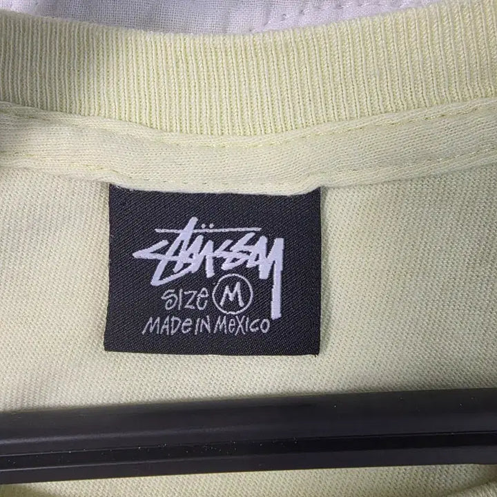 [BUNJANG] Stüssy Midnight Insanity T-Shirt Pale Yellow M / 스투시 미드나잇 인세니티 티셔츠 (Pale Yellow / M)