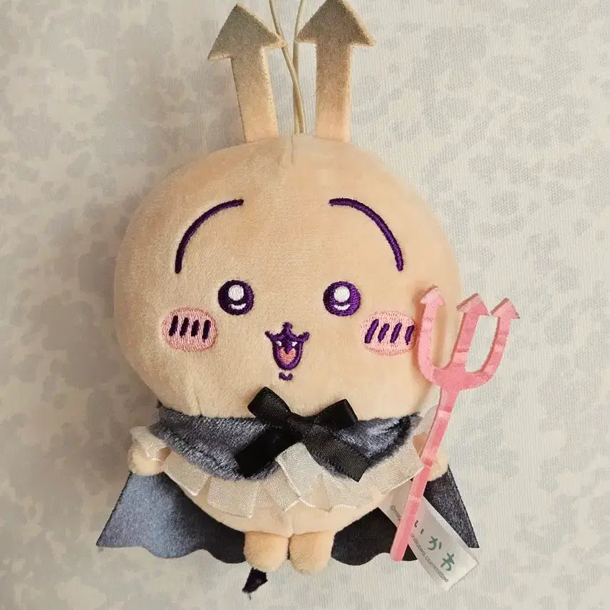 [BUNJANG] Chiikawa Devil Rabbit Angel Mascot Keychain Charm / 악마 우사기 천사 치이카와 천악 인형 마스코트 키링 먼작귀