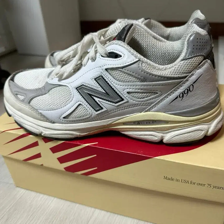 [BUNJANG] New Balance 990v3 Sea Salt Sneakers / 뉴발란스 990v3 씨솔트