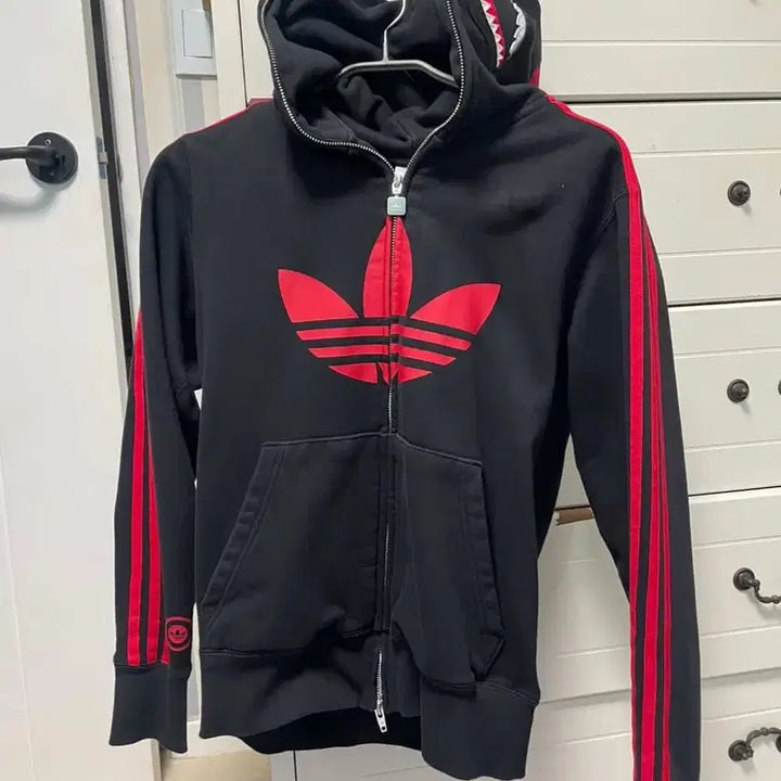 [BUNJANG] Adidas x BAPE Hooded Zip-Up Sweatshirt Size S / 베이프 아디다스 후드집업 s