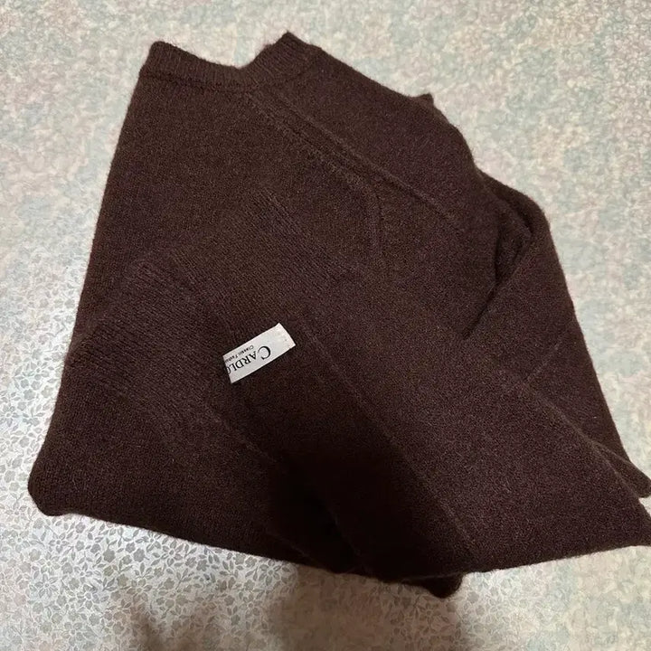 [BUNJANG] Round Brown Knit Sweater / (새상품) 라운드 브라운 니트