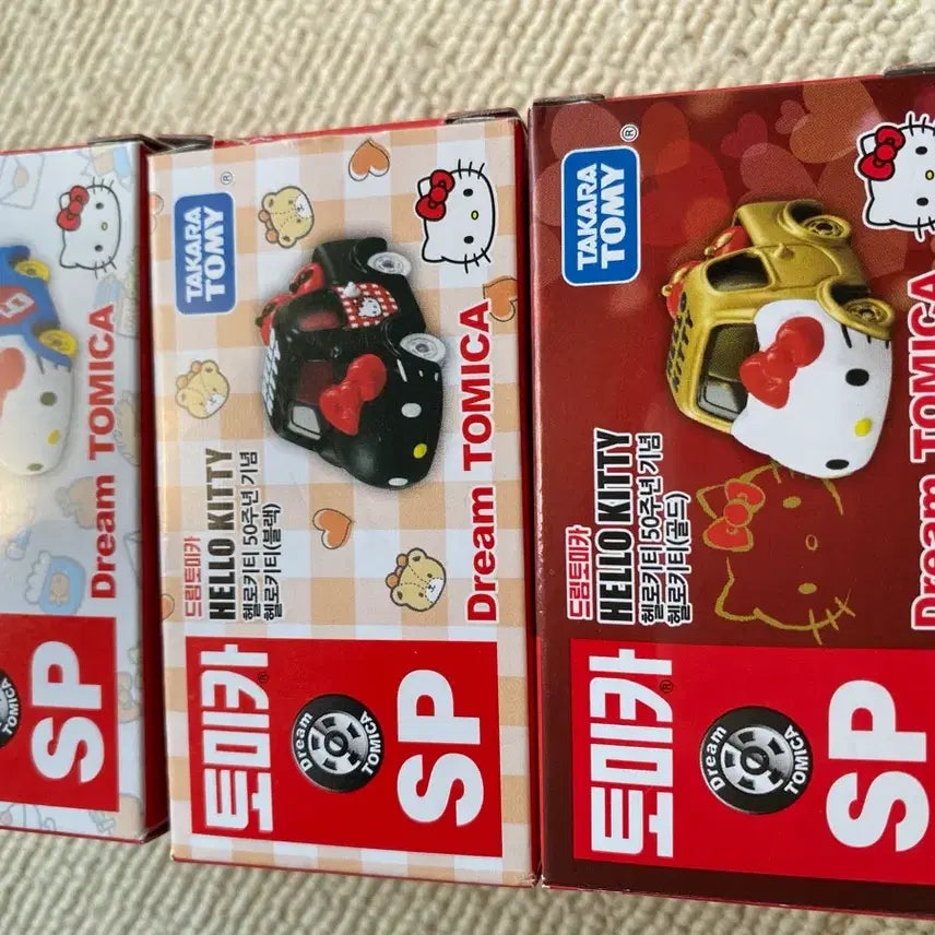 [BUNJANG] Tomica Dream Tomica Hello Kitty 50th Anniversary Cars Bundle Set / 토미카 드림토미카 헬로키티 자동차 50주년 기념 일괄
