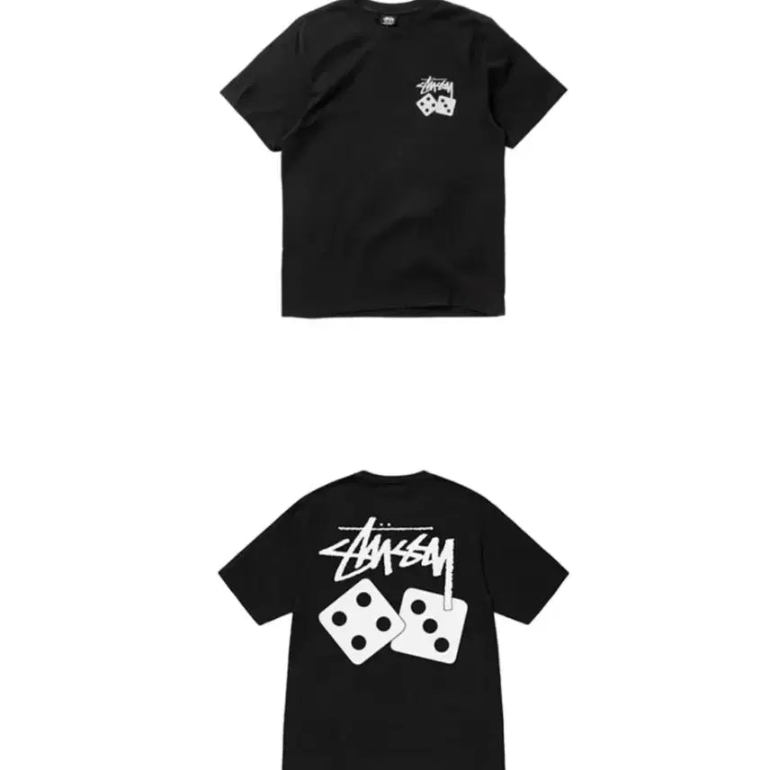 [BUNJANG] Stüssy Dice Pigment / 8 Ball Short Sleeve T-Shirt / 새상품) 스투시 다이스 피그먼트/8볼 반팔