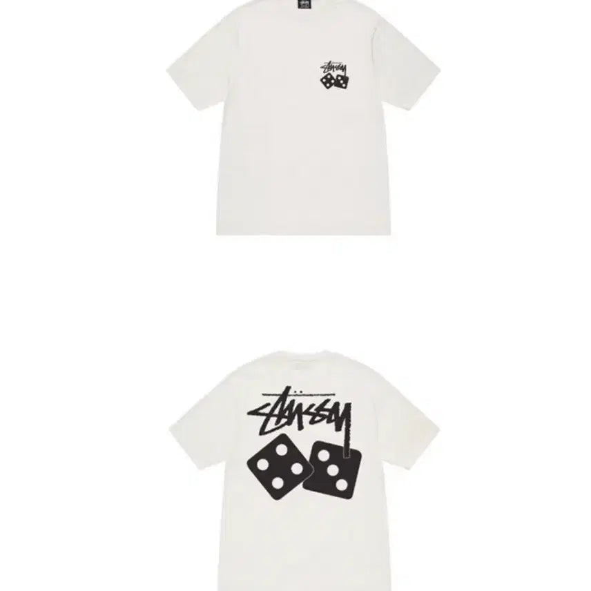 [BUNJANG] Stüssy Dice Pigment / 8 Ball Short Sleeve T-Shirt / 새상품) 스투시 다이스 피그먼트/8볼 반팔
