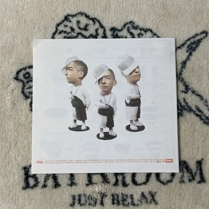 [BUNJANG] BIGBANG TAEYANG 3D Paper Doll / 빅뱅 태양 3d페이퍼 종이인형