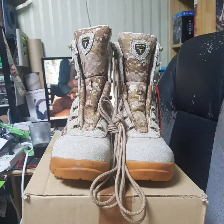 [BUNJANG] Treksta Special Warfare Forces ARC Unit Desert Boots / 트렉스타 특전사 아크부대 사막화 새제품 255EE