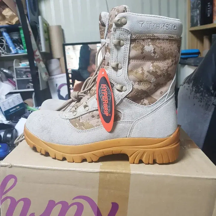 [BUNJANG] Treksta Special Warfare Forces ARC Unit Desert Boots / 트렉스타 특전사 아크부대 사막화 새제품 255EE