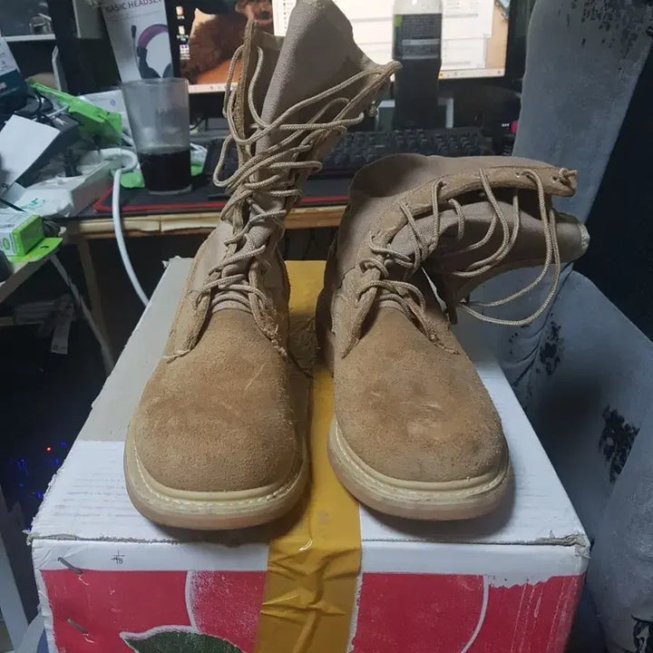 [BUNJANG] 2008 ROK Zaytun Division Desert Combat Boots 260EE / 08년 국군 자이툰 파병부대 사막화 260EE