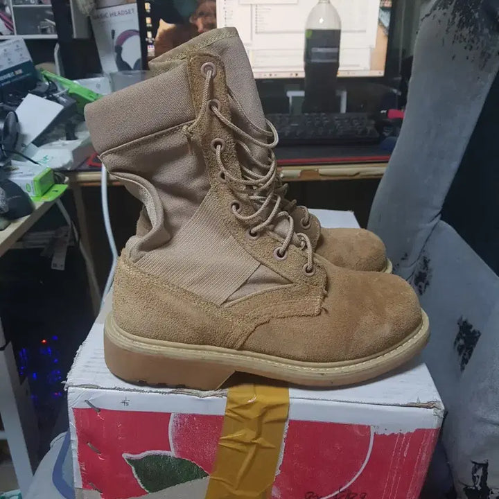[BUNJANG] 2008 ROK Zaytun Division Desert Combat Boots 260EE / 08년 국군 자이툰 파병부대 사막화 260EE