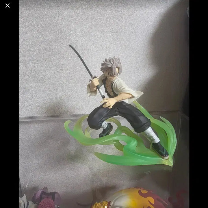 [BUNJANG] Demon Slayer Sanemi Shinazugawa 3-Figure Bundle Set / 귀멸의 칼날 누들 세가 시나즈가와 사네미 피규어 3종 셋트