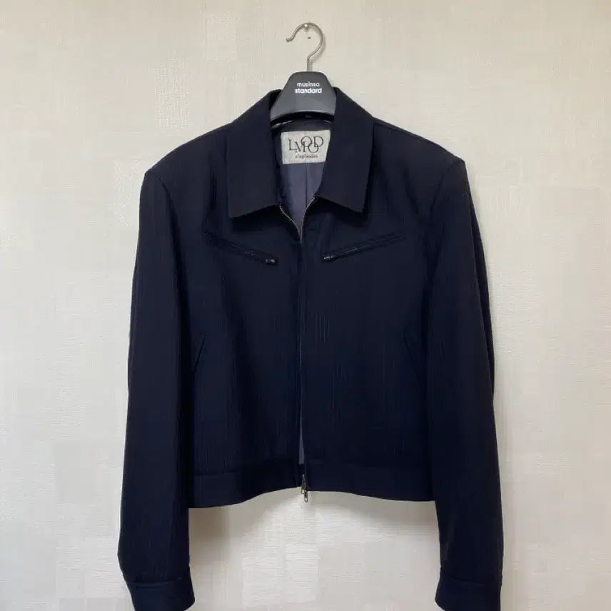 [BUNJANG] Elwood Rigel Wool Silk Blend Stripe Jacket 46 / 엘무드 리겔 울 실크 블렌드 스트라이프자켓 46