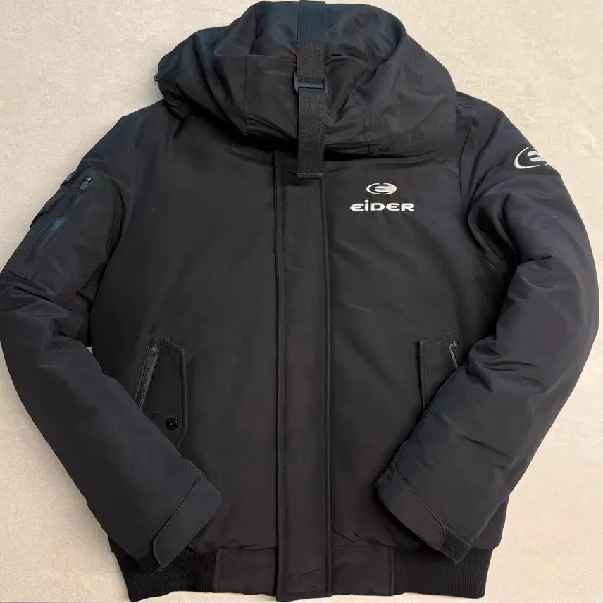 [BUNJANG] Eider Black Hooded Puffer Jacket - Size M / 아이더 패딩 블랙 M 상태좋음 / 후드탈부착 겨울패딩
