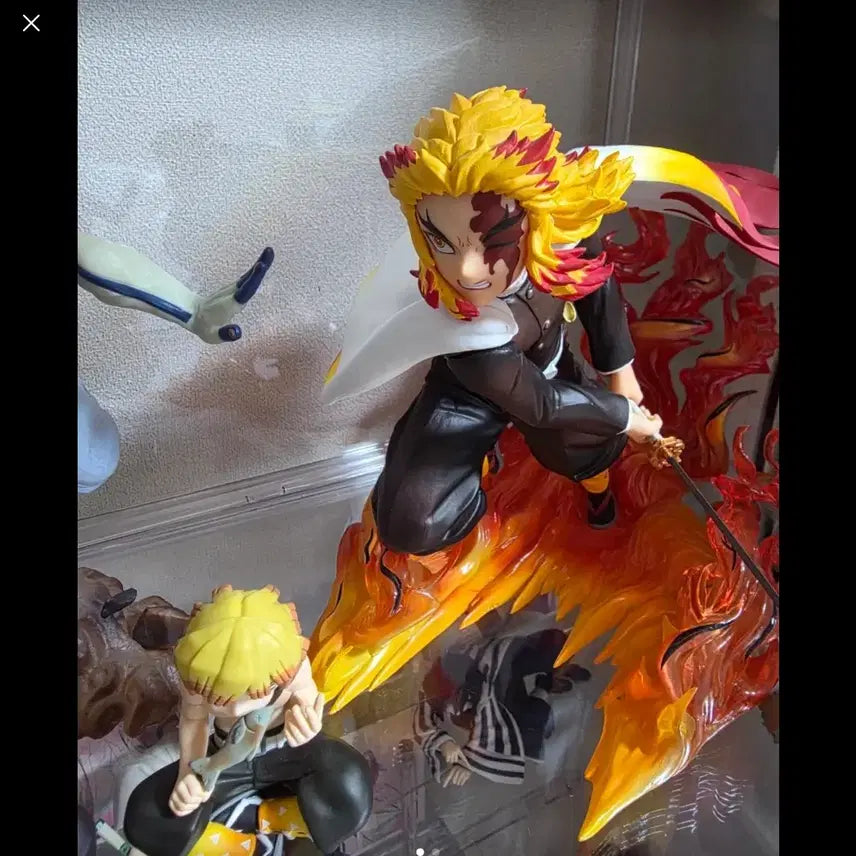[BUNJANG] Demon Slayer Akaza &amp; Rengoku Figure Bundle Set / 귀멸의 칼날 Figuarts 아츠제로 아카자/렌고쿠 피규어 셋트