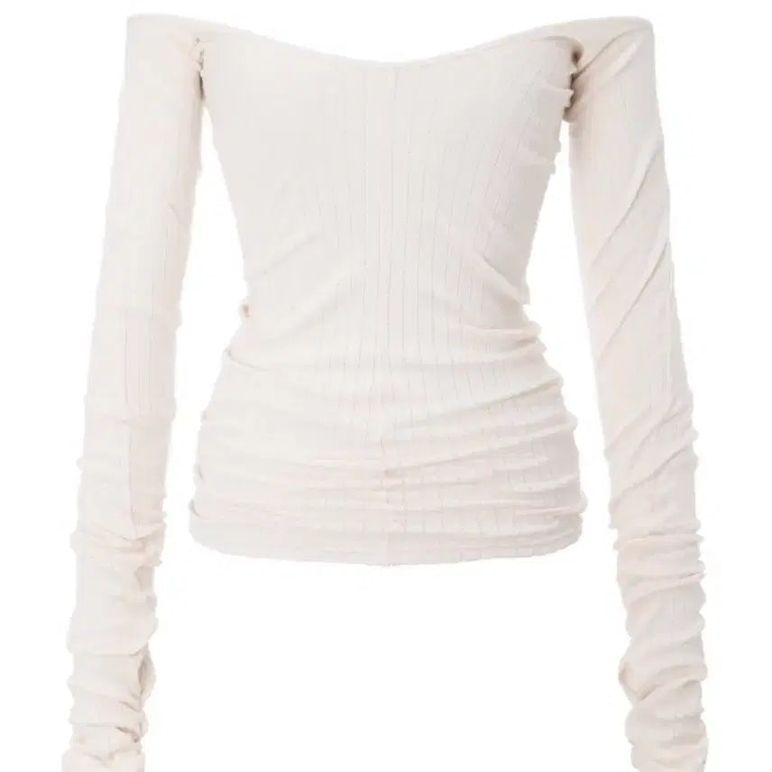 [BUNJANG] Threetimes Kaylee V Warmer Tee Pink / threetimes 쓰리타임즈 카일리 브이 워머 티 핑크 kaylee
