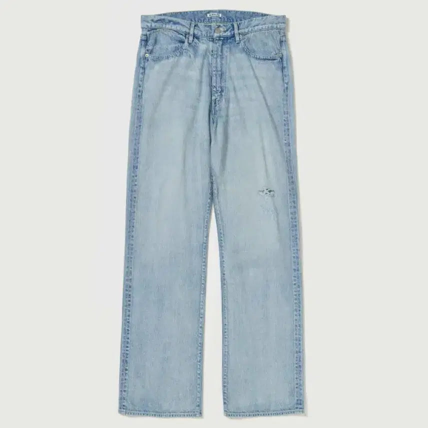 [BUNJANG] Auralee 26ss Faded Selvage Light Denim Flare Jeans / 26ss 오라리 페이디드 셀비지 라이트 데님 30