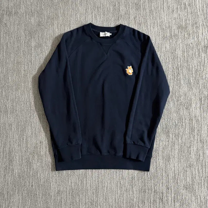 [BUNJANG] Maison Kitsuné Navy Sweatshirt XL / (백화점판, 새상품급) 메종키츠네 맨투맨 네이비