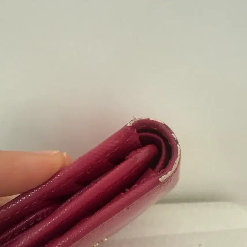 [BUNJANG] Prada Pink Leather Bi-fold Wallet / 프라다 핑크색 지갑