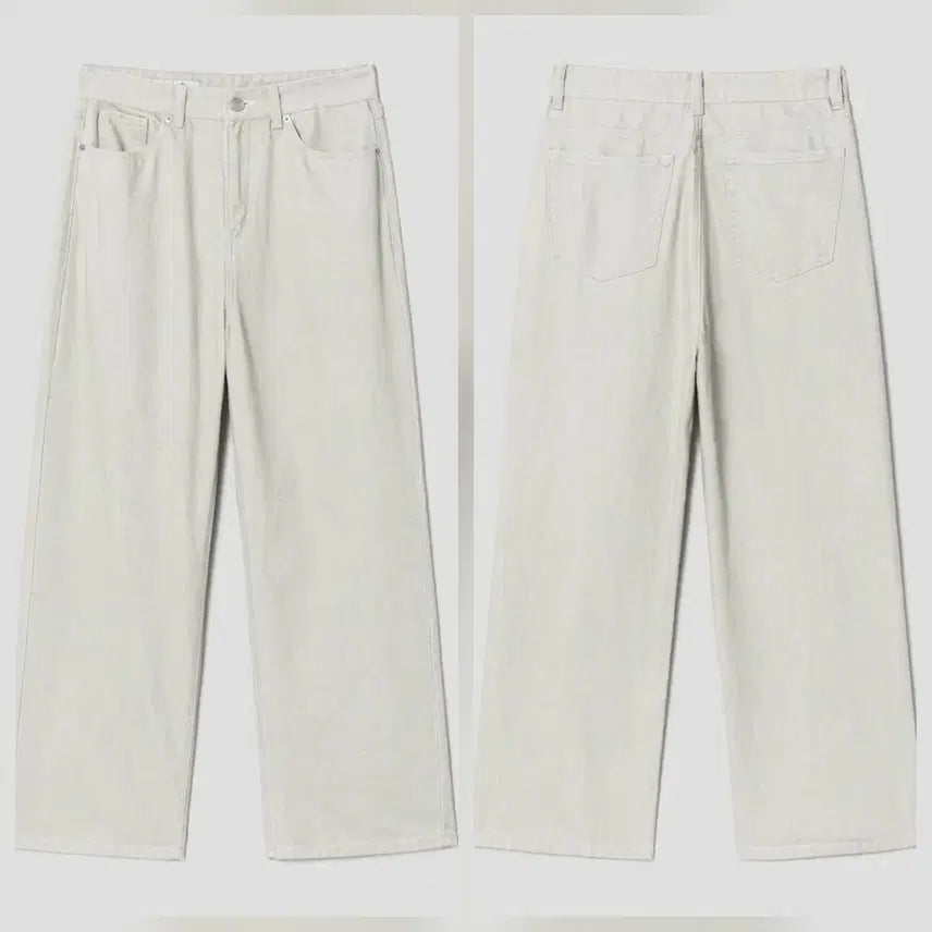 [BUNJANG] A.SECONZ Wide Leg Denim Pants / 에이세컨즈 와이드 데님 팬츠