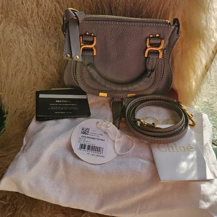 [BUNJANG] Chloé Marcie Mini Bag Cashmere Grey Calfskin / (새상품)끌로에 마르씨 미니백