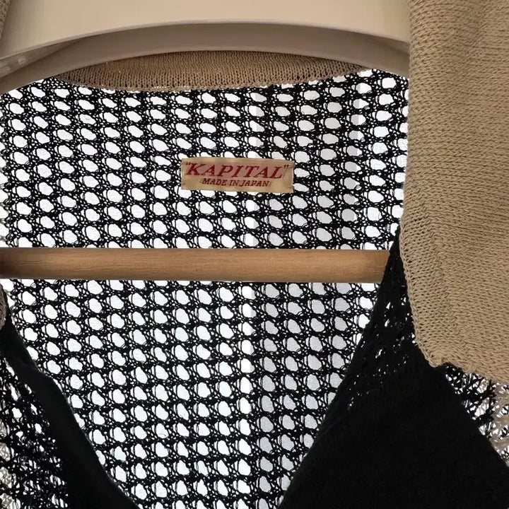 [BUNJANG] Kapital 12G Mesh Knit Kuba Shirt (L) / 캐피탈 12G 메쉬 니트 쿠바 셔츠 (L)