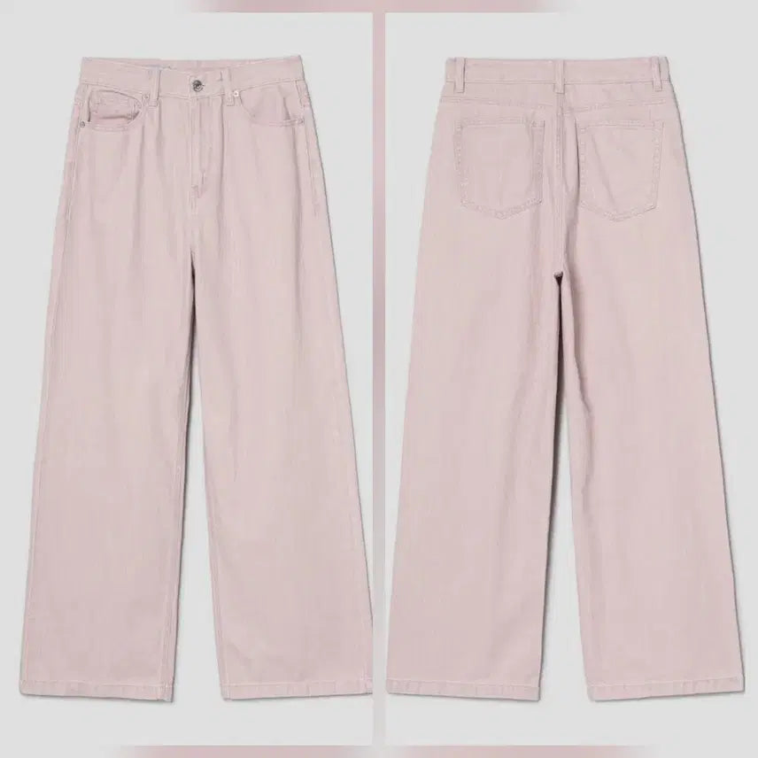 [BUNJANG] 8seconds Wide Leg Denim Pants / 에잇세컨즈 와이드 데님 팬츠