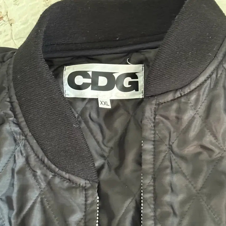 [BUNJANG] Comme des Garçons Quilted Jacket Black XL / 꼼데가르송 퀼팅 자켓 블랙