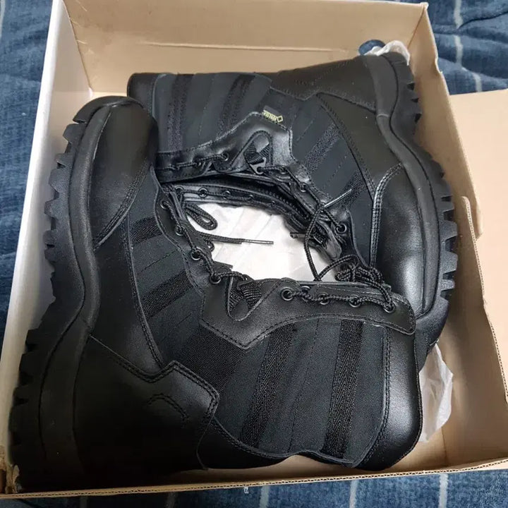 [BUNJANG] Black Gore-Tex Tactical Combat Boots / 블랙 고어텍스 택티컬 전투화 워커 부츠