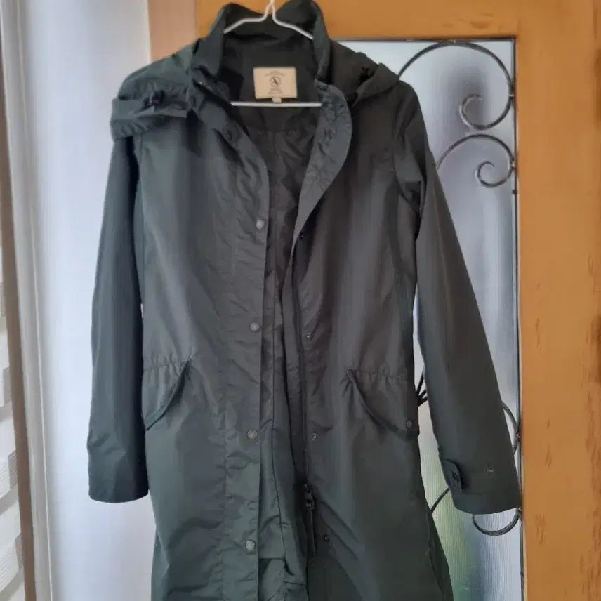 [BUNJANG] Aigle Hooded Long Field Jacket / 에이글 후드 롱 야상 점퍼