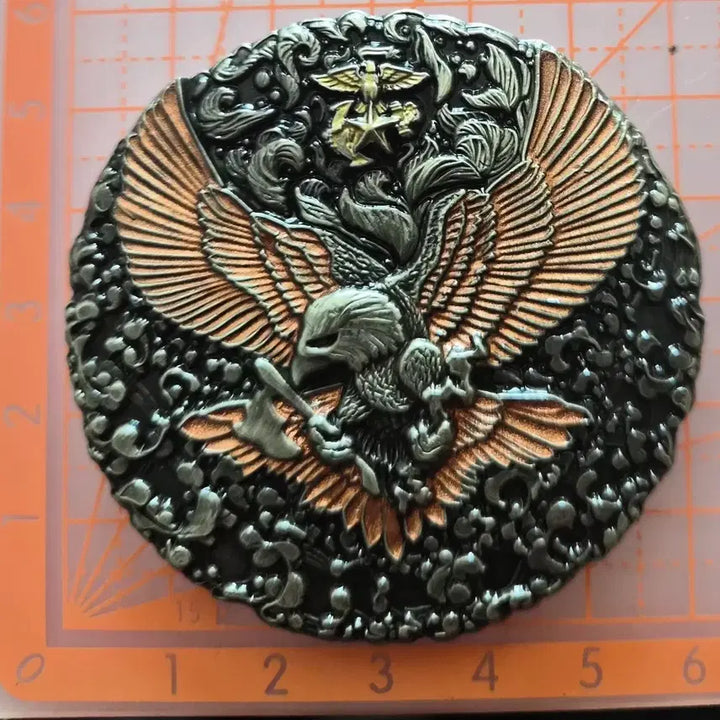 [BUNJANG] ROK Marine Corps Coin (Unit Emblem, Military Antique) / 해병대 코인(부대, 군대)